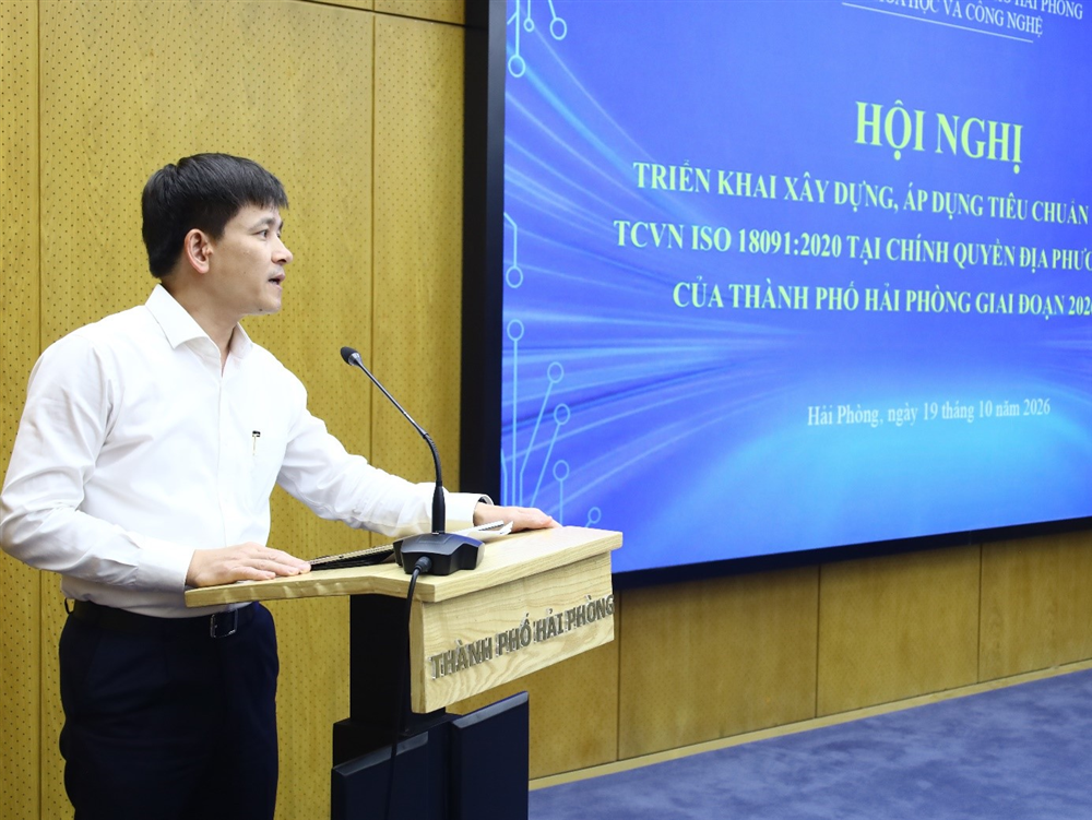 Hải Phòng triển khai áp dụng tiêu chuẩn TCVN ISO 18091:2020 tại chính quyền địa phương cấp xã giai đoạn 2026 - 2028