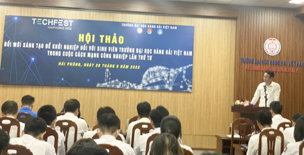 Đổi mới sáng tạo để khởi nghiệp đối với sinh viên trường Đại học Hàng Hải Việt Nam