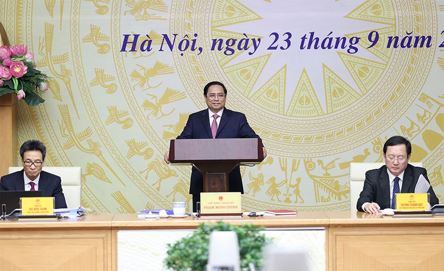 Thủ tướng Chính phủ Phạm Minh Chính chủ trì Hội nghị về phát triển thị trường khoa học, công nghệ