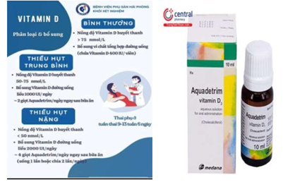 Nghiên cứu xây dựng quy trình sáng lọc và điều trị thiếu Vitamin D ở phụ nữ mang thai đến khám, quản lý thai nghén và sinh con tại Bệnh viện phụ sản Hải Phòng