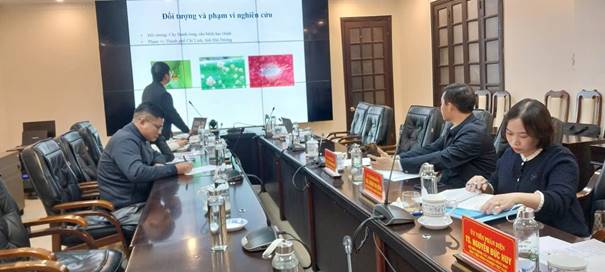 Hội nghị tư vấn đánh giá, nghiệm thu chính thức kết quả thực hiện nhiệm vụ khoa học và công nghệ cấp thành phố