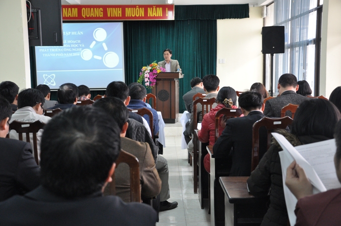 Hướng dẫn triển khai nhiệm vụ nghiên cứu khoa học và phát triển công nghệ cấp thành phố năm 2016