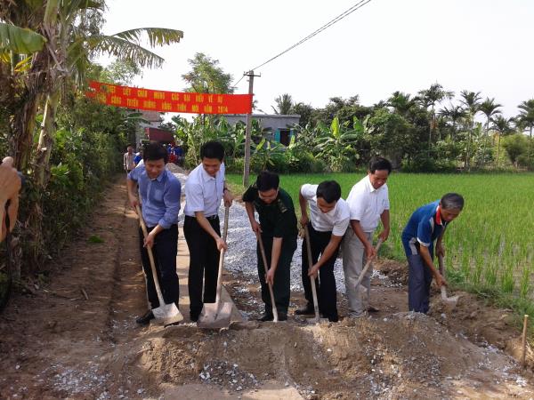 Xã Đặng Cương (huyện An Dương): Người dân đồng thuận góp phần xây dựng hạ tầng