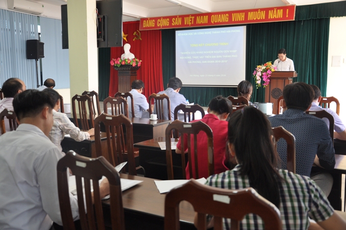 Tổng kết Chương trình “Nghiên cứu khảo nghiệm nguồn gen nhập nội động, thực vật trên địa bàn thành phố Hải Phòng, giai đoạn 2013-2015”