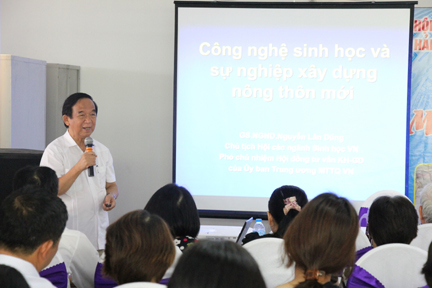 Ứng dụng công nghệ sinh học trong xây dựng nông thôn mới