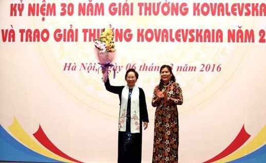 Tối 7/3: Trao Giải thưởng Kovalevskaia 2016