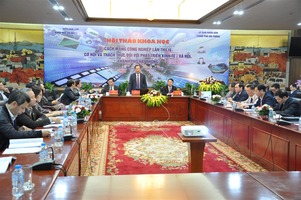 Hội thảo khoa học “Cách mạng công nghiệp lần thứ 4: Cơ hội và thách thức đối với phát triển kinh tế - xã hội của thành phố Hải Phòng”