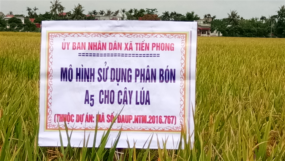 Đánh giá, nghiệm thu nhiệm vụ KH&CN phục vụ xây dựng nông thôn mới xã Tiền Phong