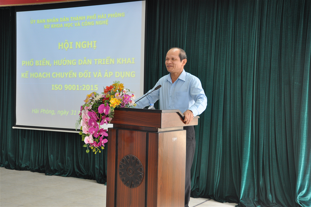 Sở Khoa học và Công nghệ: Phổ biến, hướng dẫn triển khai Kế hoạch chuyển đổi và áp dụng ISO 9001:2015 đến các quận, huyện, sở, ngành