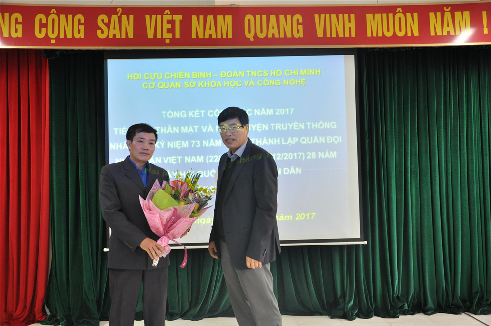 Tổng kết công tác Hội Cựu chiến binh cơ quan Sở Khoa học và Công nghệ năm 2017