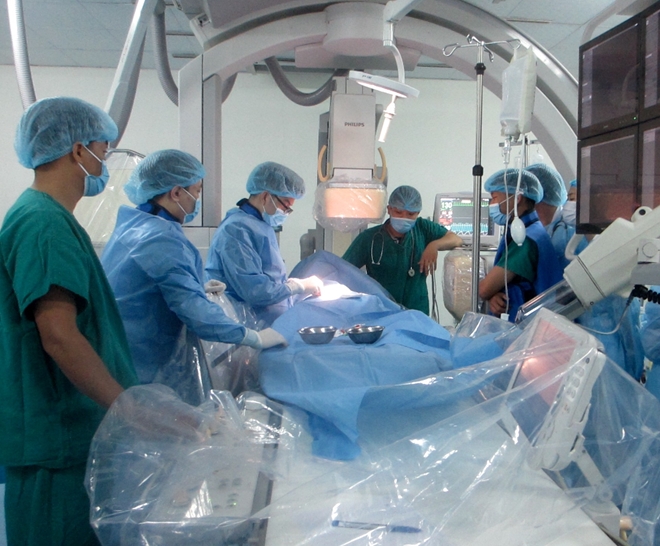 Can thiệp thành công các ca tim mạch cho bệnh nhân nhi bằng kỹ thuật mới