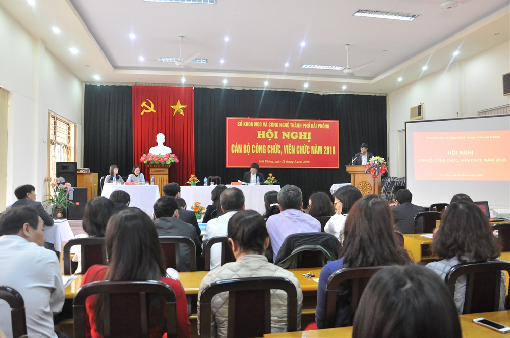 Hội nghị cán bộ công chức, viên chức Sở Khoa học và Công nghệ năm 2018