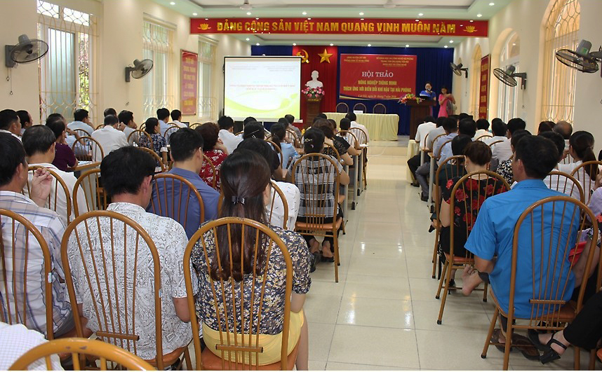 Nông nghiệp thông minh thích ứng với biến đổi khí hậu tại Hải Phòng