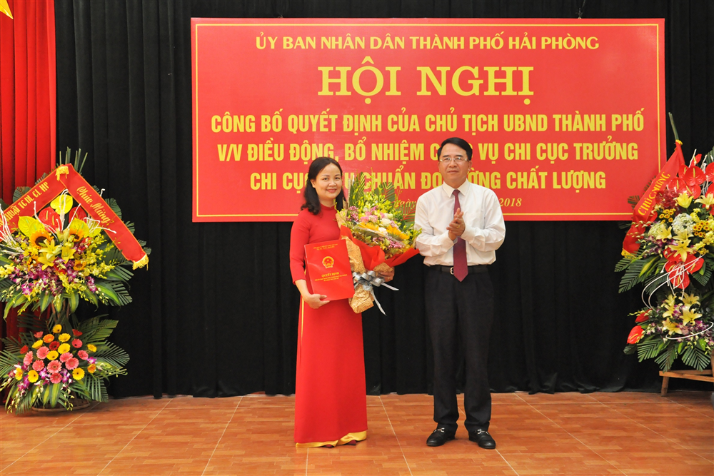 Điều động, bổ nhiệm chức vụ Chi cục trưởng Chi cục Tiêu chuẩn Đo lường Chất lượng