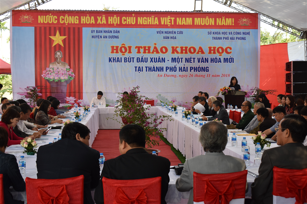 Khai bút đầu xuân - Một nét văn hóa mới tại Hải Phòng