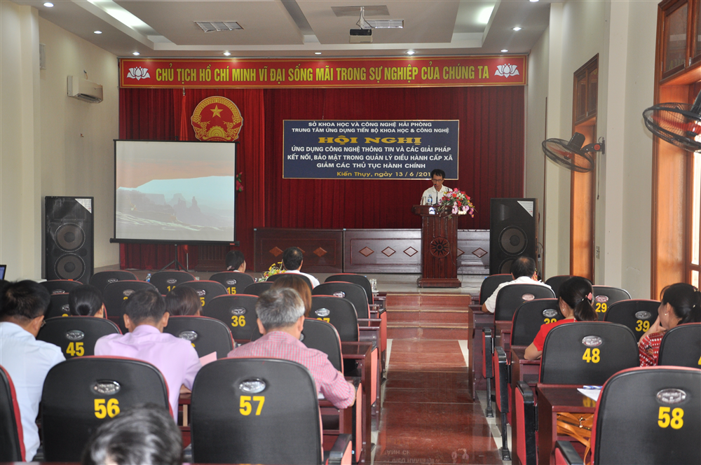 Ứng dụng công nghệ thông tin và các giải pháp kết nối, bảo mật trong quản lý điều hành cấp xã