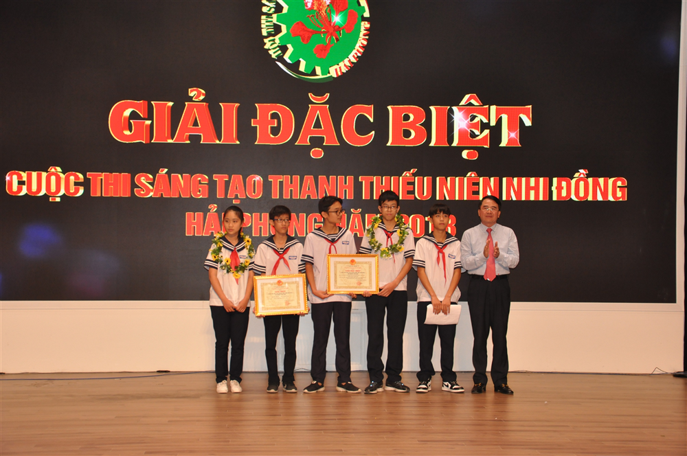 Tổng kết và trao giải Cuộc thi sáng tạo thanh thiếu niên nhi đồng Hải Phòng năm 2018