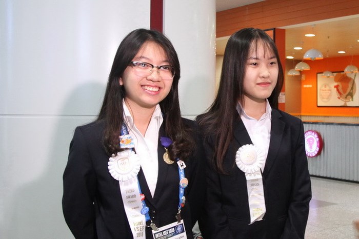 2 nữ sinh Hải Phòng đoạt giải nghiên cứu khoa học tại Mỹ