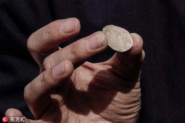 Israel phát hiện đồng tiền xu quý hiếm gần 2.000 năm tuổi