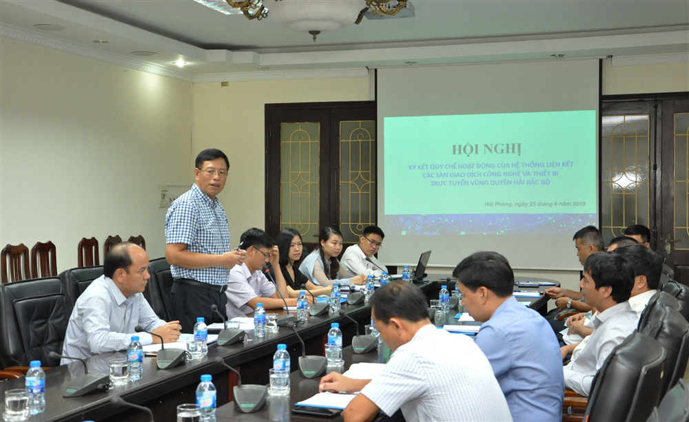Ký kết Quy chế hoạt động Hệ thống liên kết các Sàn giao dịch công nghệ và thiết bị trực tuyến vùng Duyên hải Bắc bộ
