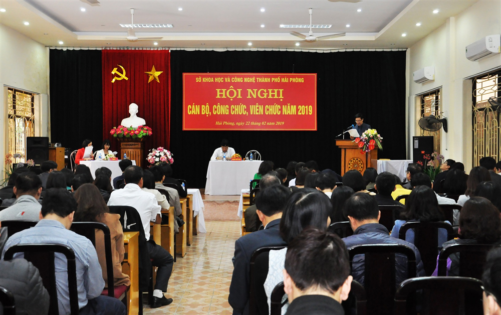 Hội nghị công chức, viên chức Sở Khoa học và Công nghệ năm 2019