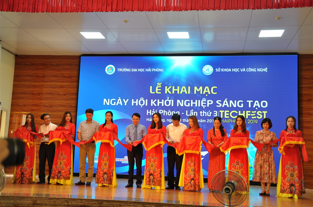 Khai mạc Ngày hội Khởi nghiệp sáng tạo Hải Phòng lần thứ 3 - Techfest Hai Phong 2019
