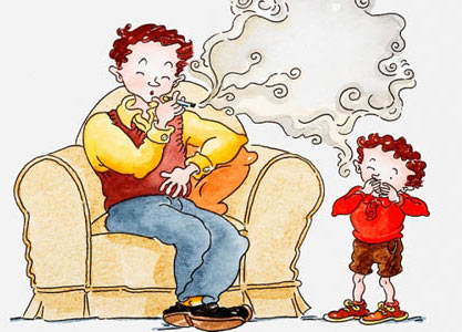 Tác hại của khói thuốc đến sức khỏe trẻ em