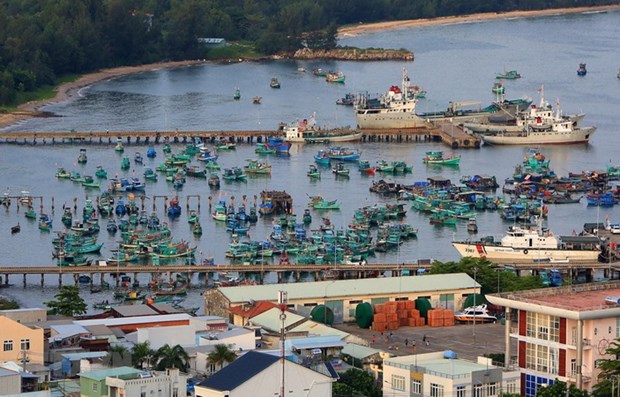 Tàu thuyền neo đậu tại cảng An Thới, huyện đảo Phú Quốc, tỉnh Kiên Giang.
