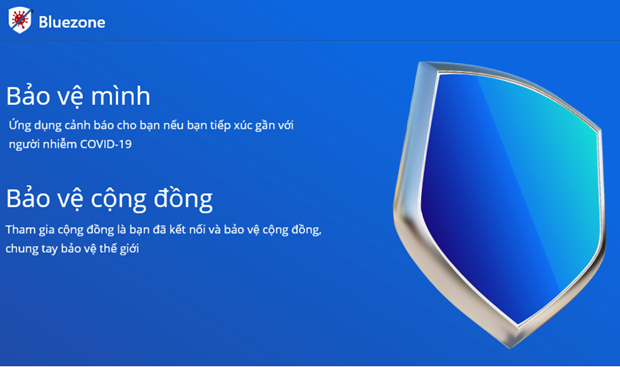 Ứng dụng truy vết người bị COVID-19 Bluezone đạt hơn 1 triệu lượt tải