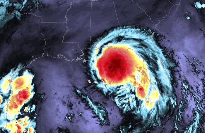 Hình ảnh vệ tinh cơn bão Katia, Irma và Jose vào tháng 9/2017