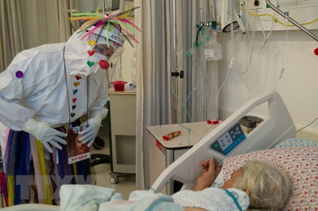 Bệnh nhân Covid được điều trị tại bệnh viện ở Safed, Israel, ngày 19/11/2020