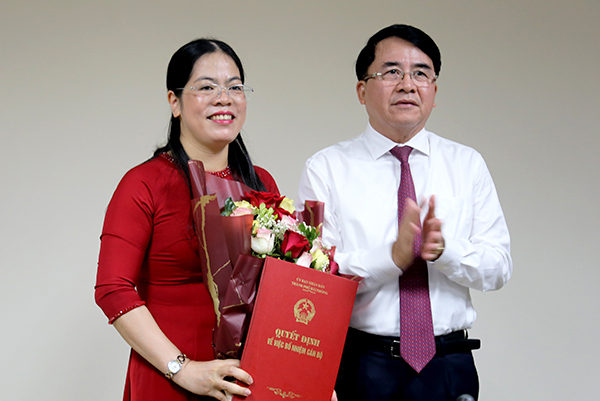 Sở Khoa học và Công nghệ: Công bố Quyết định bổ nhiệm Phó giám đốc Sở