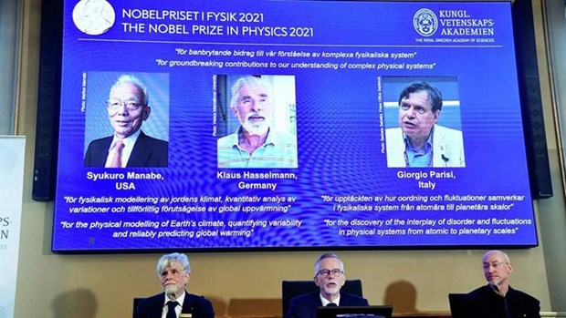 Nobel Vật lý 2021 tôn vinh nghiên cứu về các hệ thống vật lý phức tạp