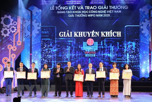 Trao Giải thưởng sáng tạo khoa học công nghệ Việt Nam năm 2020