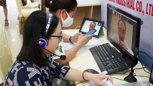 Doanh nghiệp Việt Nam kết nối trực tuyến 1-1 với doanh nghiệp Nhật Bản tại Phiên kết nối.