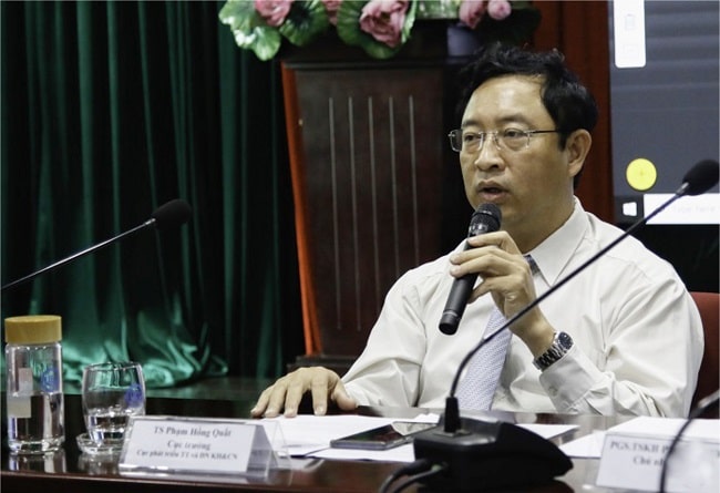 ông Phạm Hồng Quất - Cục trưởng Cục Phát triển thị trường KH&CN