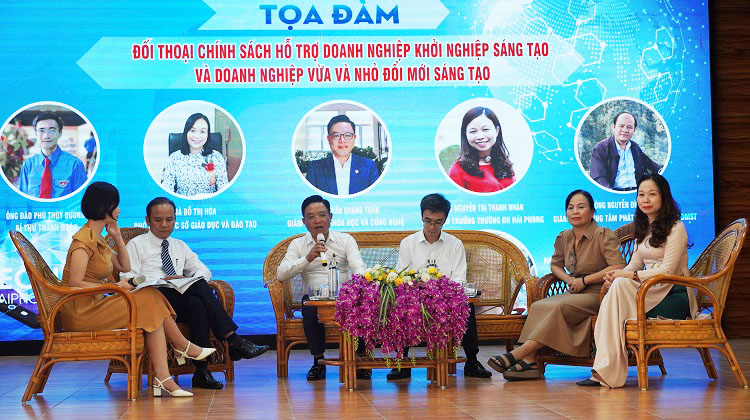 Diễn đàn đối thoại chính sách hỗ trợ doanh nghiệp khởi nghiệp sáng tạo và doanh nghiệp nhỏ và vừa đổi mới sáng tạo