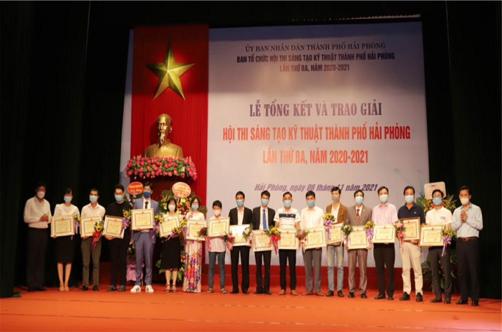 42 công trình, giải pháp đạt giải Hội thi Sáng tạo kỹ thuật thành phố Hải Phòng lần thứ 3