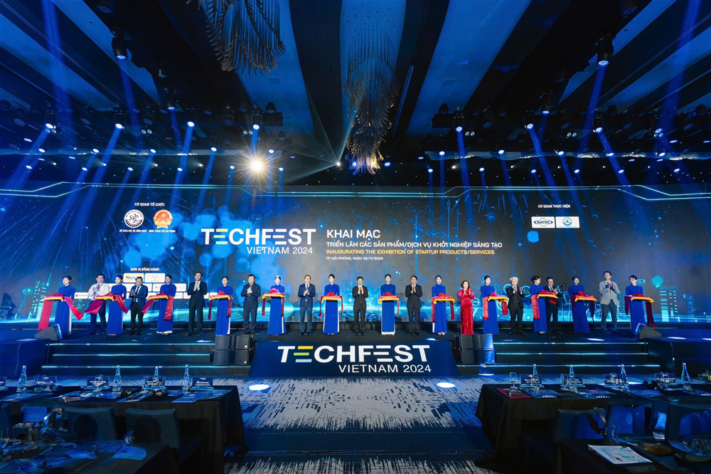 TECHFEST Việt Nam 2024: Khai mạc triển lãm các sản phẩm, dịch vụ khởi nghiệp sáng tạo