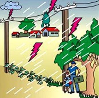 Phòng ngừa điện giật khi mưa bão