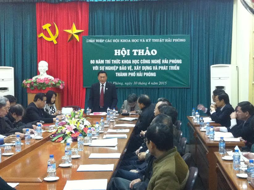 Hội thảo "60 năm trí thức khoa học công nghệ Hải Phòng với sự nghiệp bảo vệ, xây dựng và phát triển thành phố Hải Phòng"