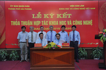 Ký kết thỏa thuận hợp tác khoa học và công nghệ giai đoạn 2015-2020
