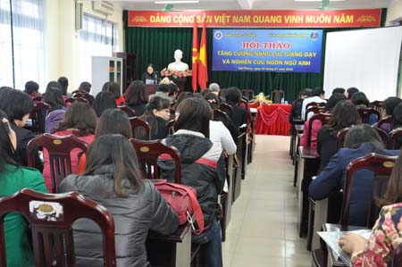 Tăng cường năng lực giảng dạy và nghiên cứu ngôn ngữ Anh