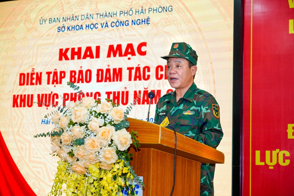 Khai mạc diễn tập khu vực phòng thủ Sở khoa học và Công nghệ năm 2022