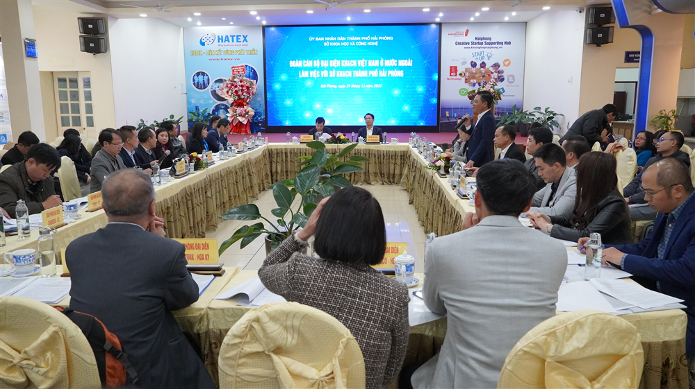 Sở Khoa học và Công nghệ: Gặp gỡ, làm việc với cán bộ Khoa học và công nghệ Việt Nam ở nước ngoài