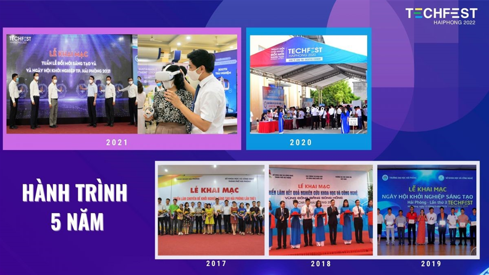 TECHFEST HAIPHONG 2022 - Tuần lễ Đổi mới Sáng tạo và Ngày hội Khởi nghiệp Hải Phòng