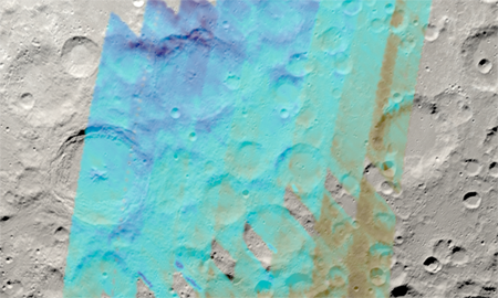 NASA công bố bản đồ nước trên Mặt Trăng