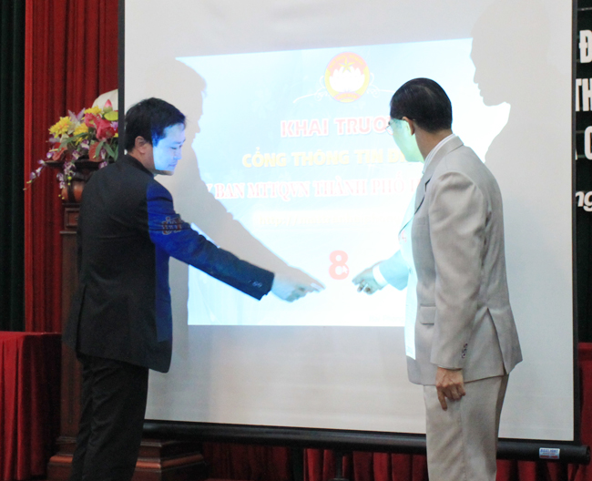 Khai trương Cổng thông tin điện tử Ủy ban Mặt trận Tổ quốc Việt Nam thành phố