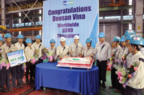 Người Việt đoạt giải Nhất sáng tạo kỹ thuật Doosan