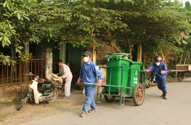 Mô hình thu gom rác thải nông thôn